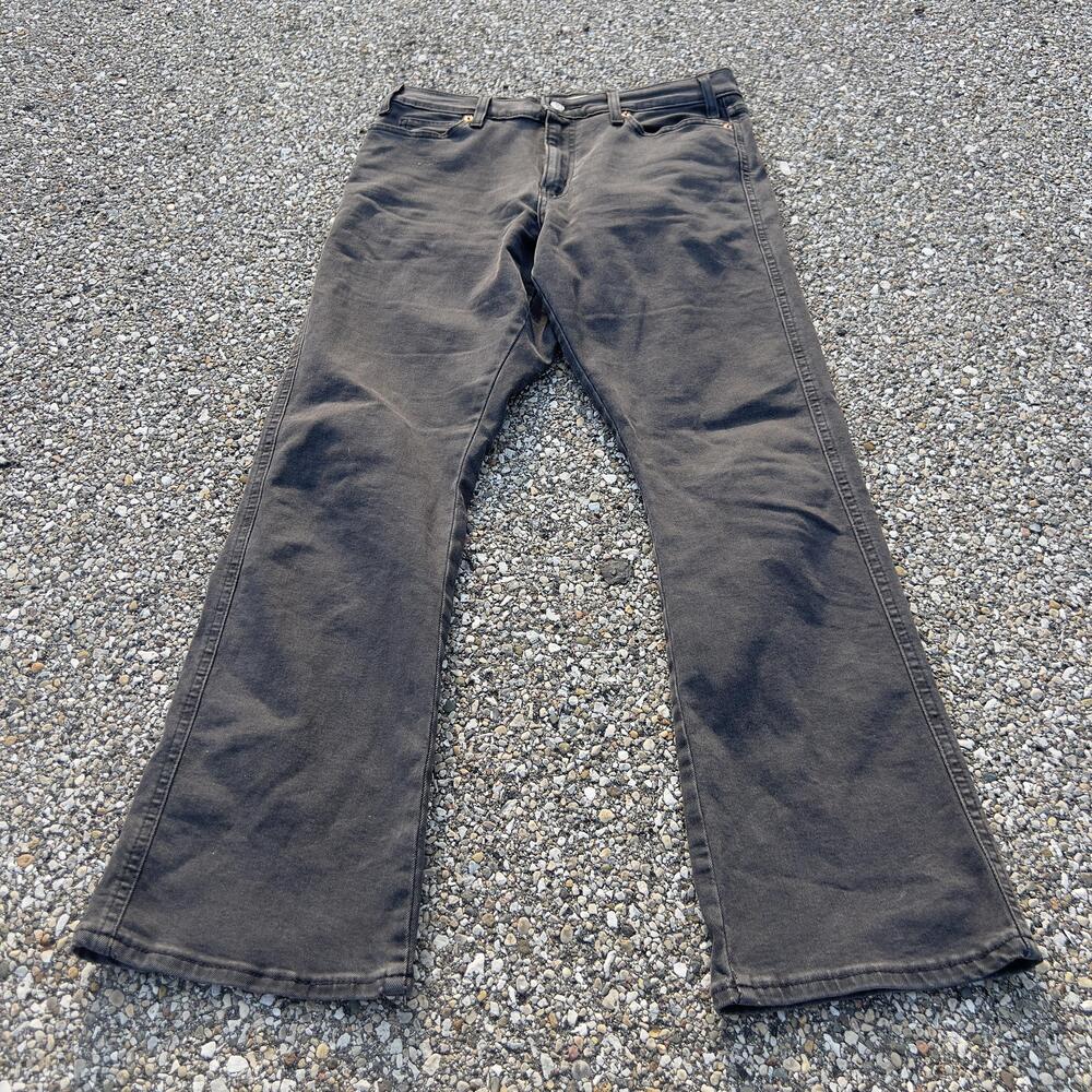 Signature Levi Strauss & Co Jeans Womens 8 Gray Heritage High Rise Kick Boot